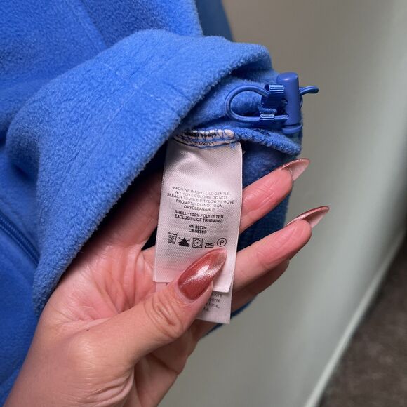 Columbia Blue Fleece Zip Up Jacket - Picture 3 of 4